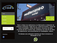 Tablet Screenshot of neoneideas.com